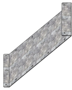 Side sheet for hopper 2-3 components